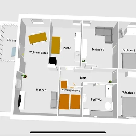 Dachgeschoss Traum Bluecherstr - Naehe Dus & Dortmund & Koeln & Essen