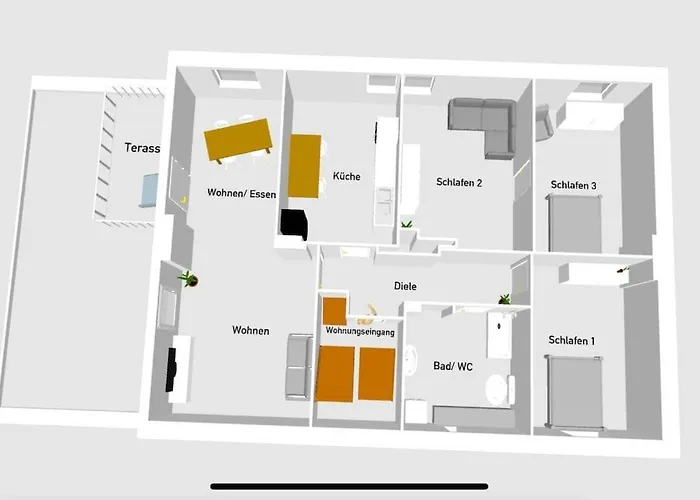 Dachgeschoss Traum Bluecherstr - Naehe Dus & Dortmund & Koeln & Essen